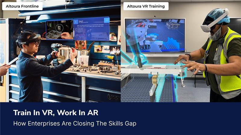 Featured image: Train in VR, Work in AR: How Enterprises Are Closing the Skills Gap -